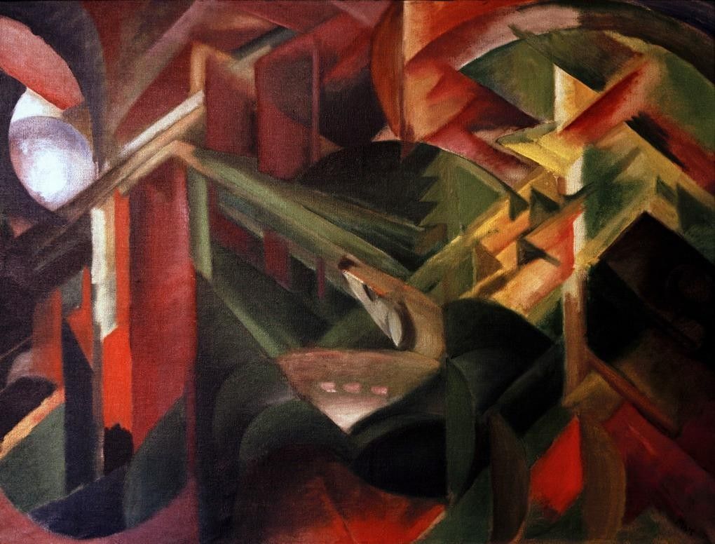 Franz Marc Reh im Klostergarten